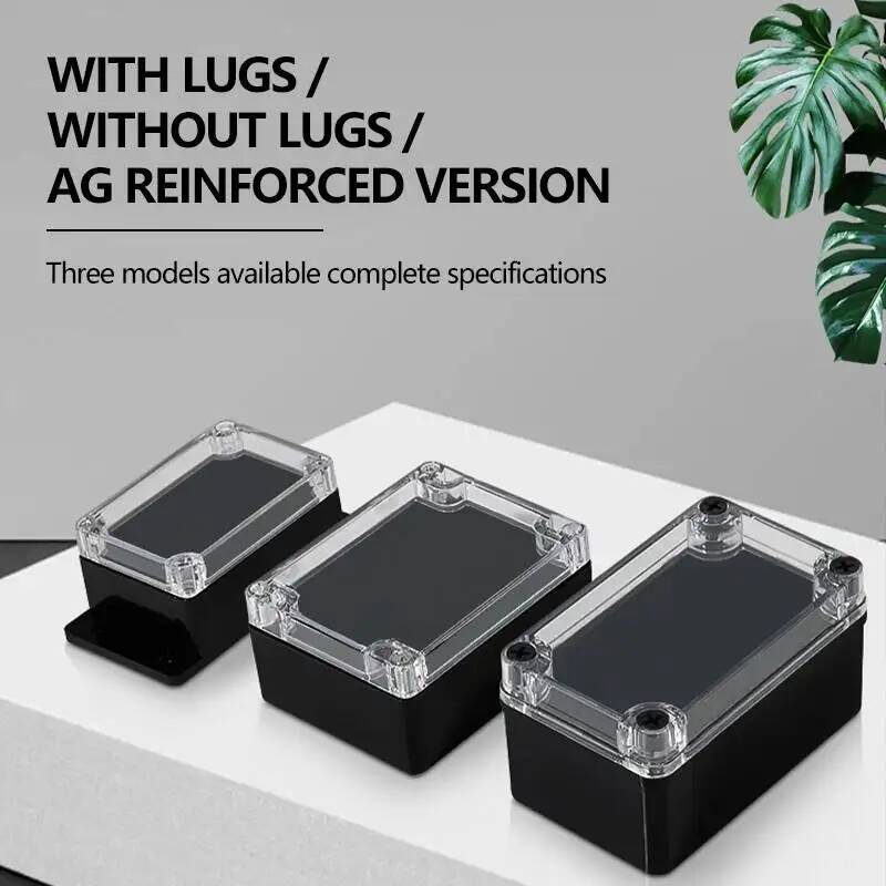 Outdoor Power Supply Box - 2 adet şeffaf kapak su geçirmez