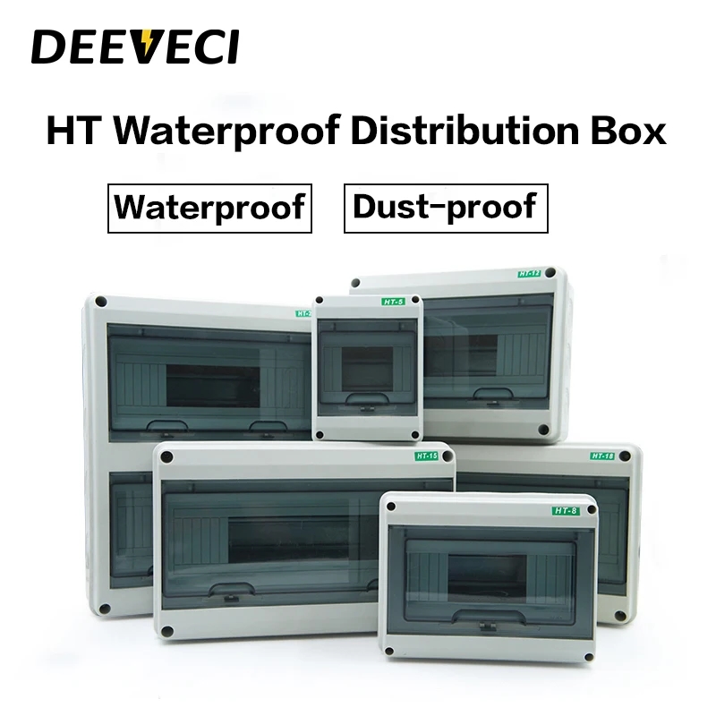 Outdoor Power Supply Box - HT-5/8/12/15/18/24 plastik dağıtım kutusu su geçirmez