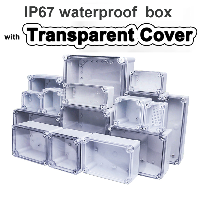 Outdoor Power Supply Box - F tipi şeffaf su geçirmez kutu