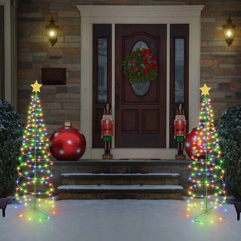 Outdoor Solar Power Xmas Lights - Güneş Enerjili Noel LED Bahçe Lambaları