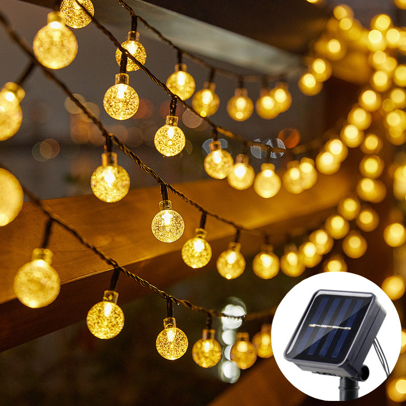 Outdoor Power For Wedding - 20/50/100 LED Güneş Enerjisi Kristal Top