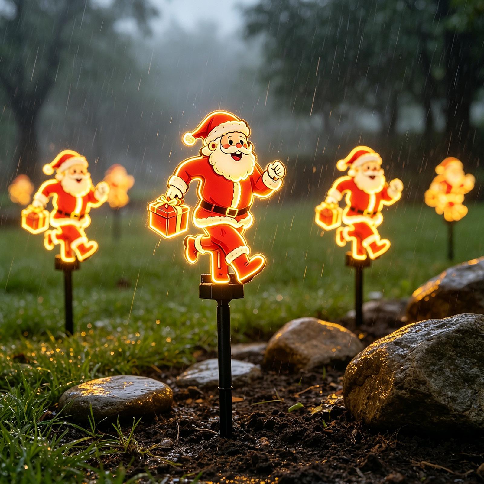 1 Adet Noel Baba Bahçe Yolu La - Outdoor Solar Power Xmas Lights incelemesi ve fiyatı