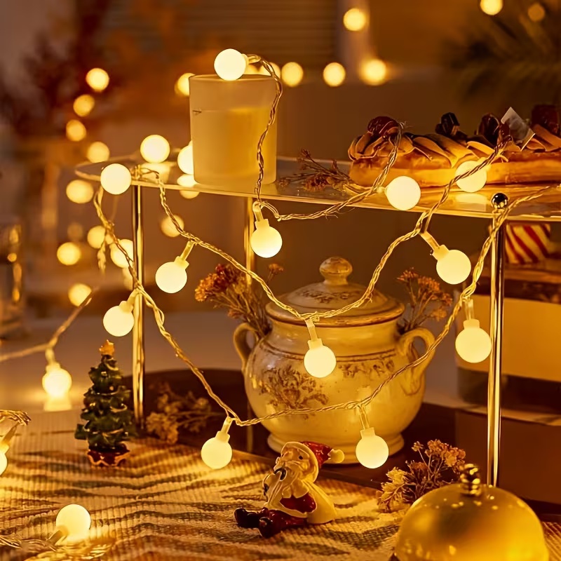10 M USB/Pil Güç Topu LED Peri - Outdoor Power For Wedding incelemesi ve fiyatı