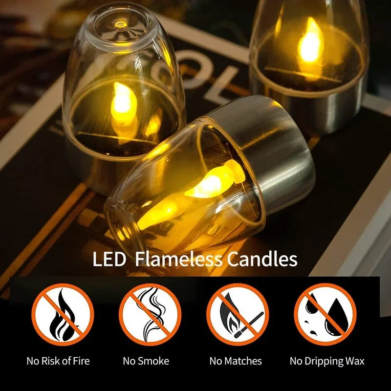 Güneş Enerjili Alevsiz Mumlar  - Outdoor Power For Wedding incelemesi ve fiyatı