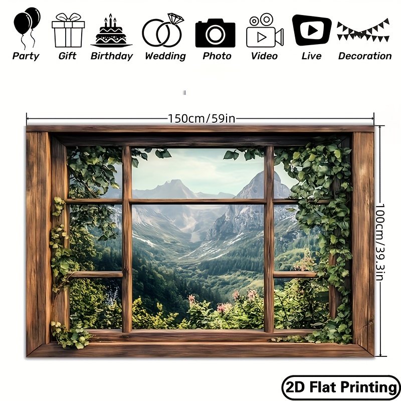 1 adet, yeşil bitki pencere ma - Outdoor Power For Wedding incelemesi ve fiyatı