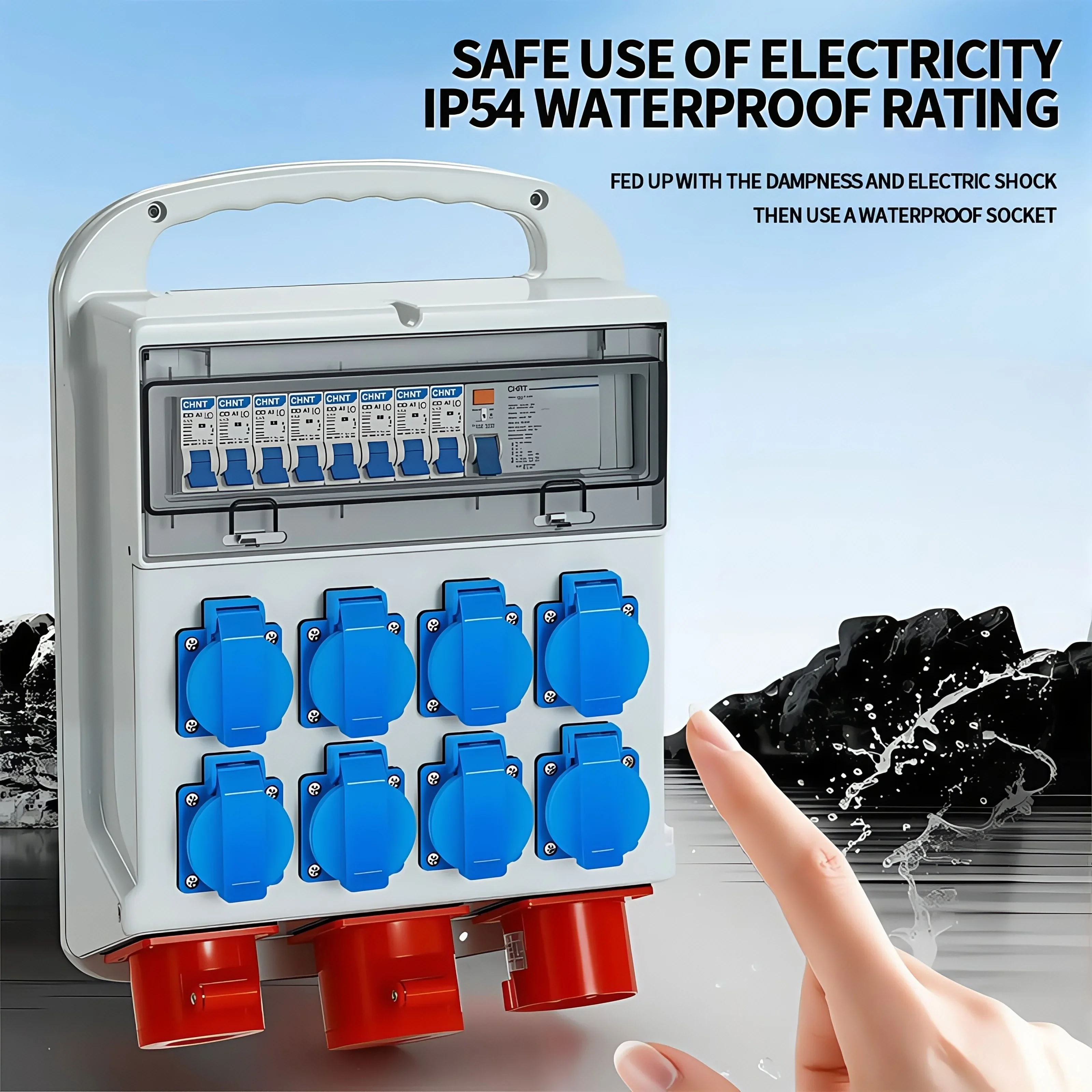 IP54 16A Su Geçirmez Endüstriy - Outdoor Power Parts incelemesi ve fiyatı