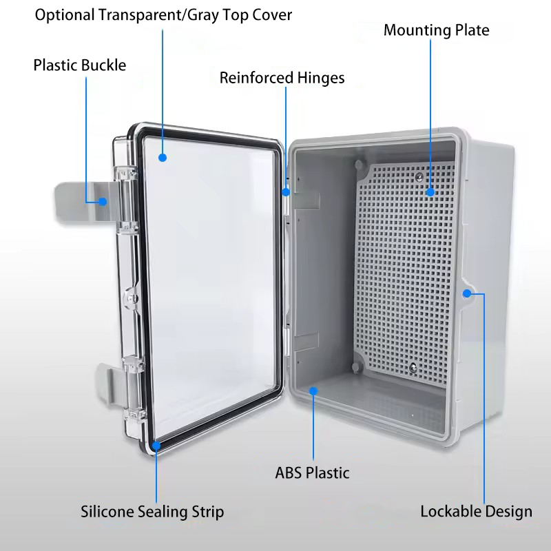 IP66 Su Geçirmez Gri/Şeffaf Ka - Outdoor Power Supply Box incelemesi ve fiyatı