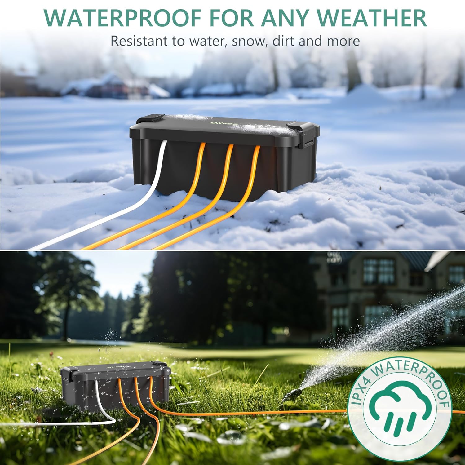 Diivoo Açık Su Geçirmez Elektr - Outdoor Power Supply Box incelemesi ve fiyatı
