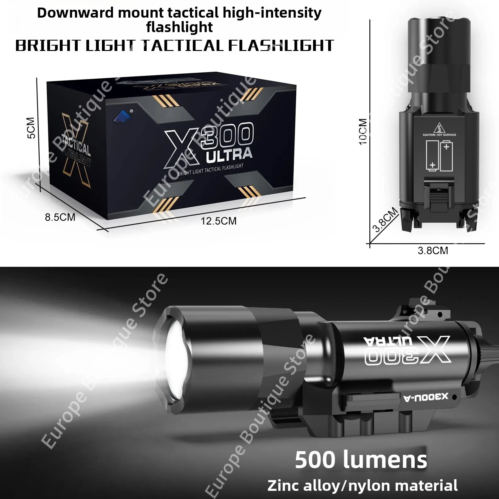 2026 Alaşım X300U El Feneri Dü - Outdoor Power Parts incelemesi ve fiyatı