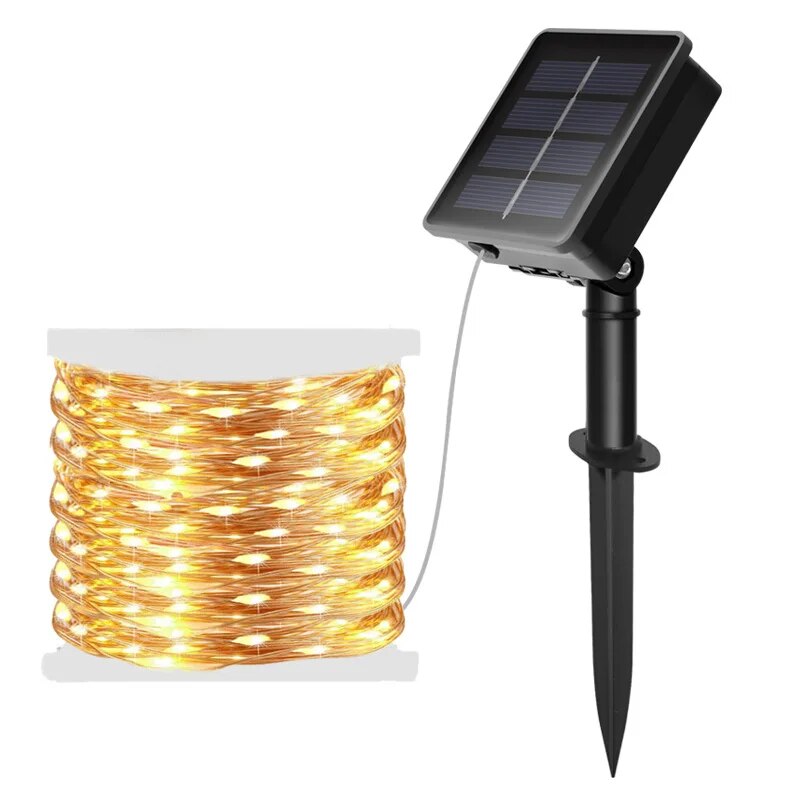 100 LED güneş peri su geçirmez - Outdoor Power For Wedding incelemesi ve fiyatı
