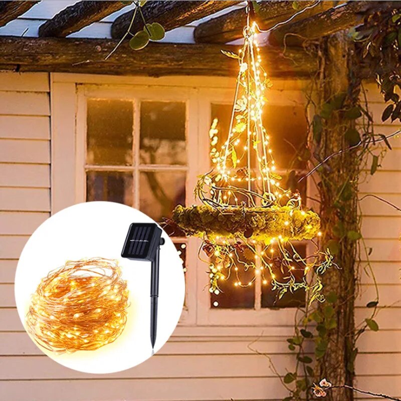 100 LED güneş peri su geçirmez - Outdoor Power For Wedding incelemesi ve fiyatı